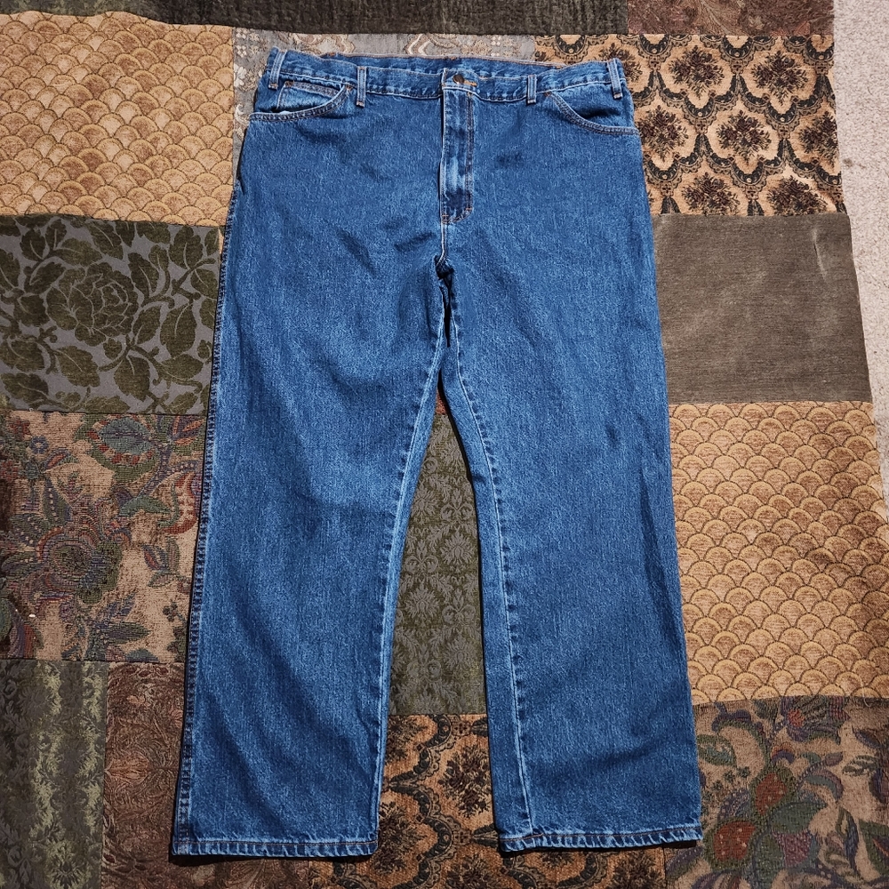 Dickies Classic Vintage Blue Denim Jeans Straight Leg